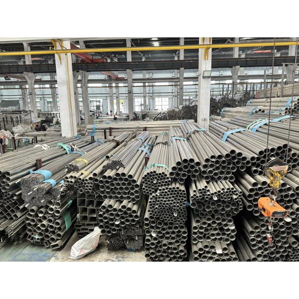 Natural Silver Stainless Steel Threaded Pipe 150mm Corrosion Resistant