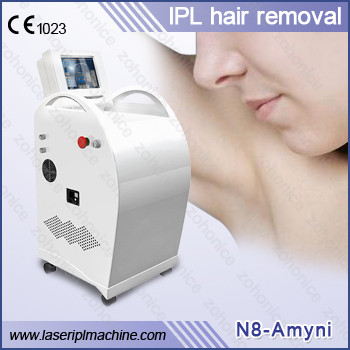 Portable Touch Laser IPL Machine For Hair Remover  , Wrinkle Removal