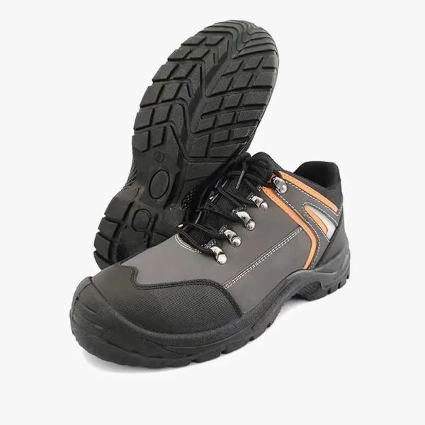 Waterproof Hiking Working Boots Anti Puncture Comfortable Construction Work Shoes Grey