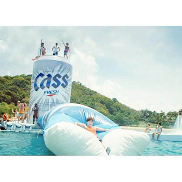 Colorful Inflatable Water Pillow For Water Sports In Aquatic Parks