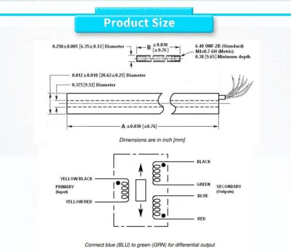 Sensor de posição linear UNIVO UHRB1000Y para medição precisa de distâncias na indústria