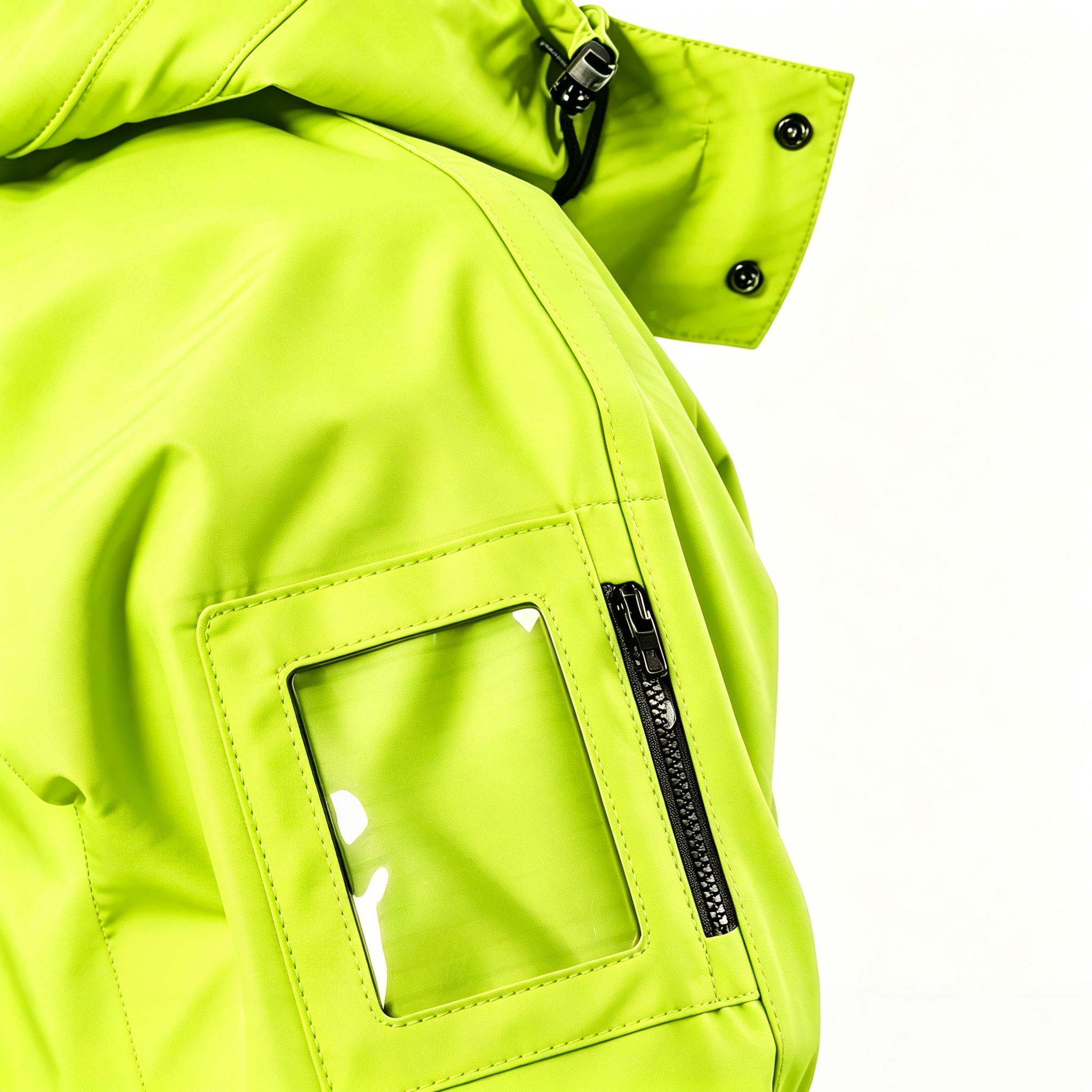 Lightweight Safety Waterproof Jacket Impact Resistant High Visibility Work Jacket Full Upper Body