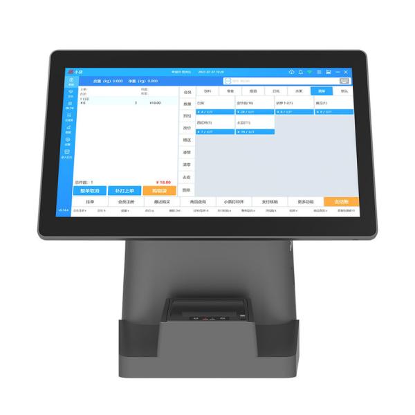 Smooth Communication With All In One Touch POS WiFi BT Ethernet 1366*768 Resolution