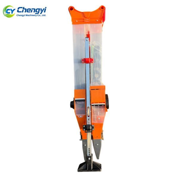 Manual Seeder Machine With Fertilizing Multi Functional Hand Push Seed Planter Tool