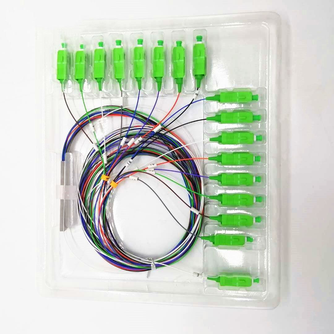 1X16 тип 16 Splitter трубки Stell оптического волокна SC APC PLC пути оптически