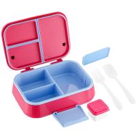 800-1000 ml Container alimentaire en plastique rectangulaire écologique étanche