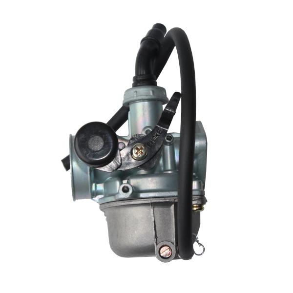 Aluminium 19mm Carburetor With Hand Choke , Horizontal Engine 50cc Carburetor