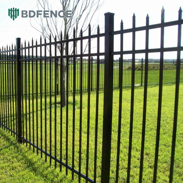 Anti-Theft Tubular Steel Fence Secure Perimeter