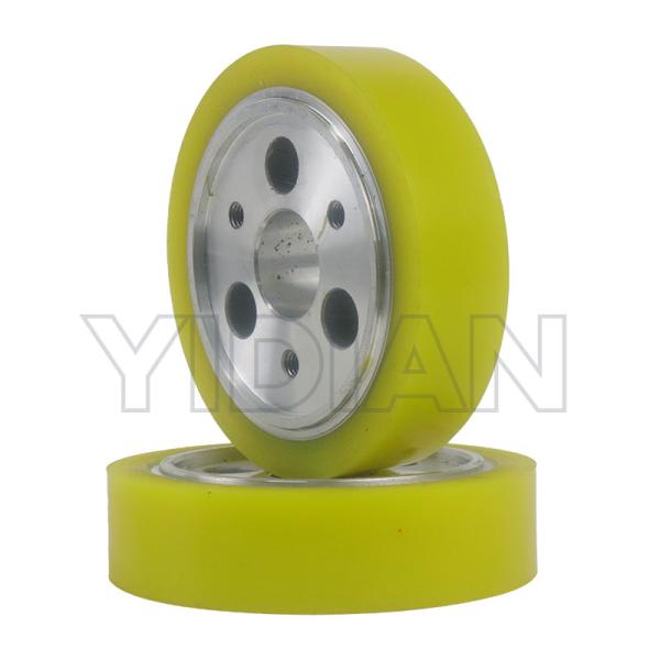 Φ120*φ30*30mm ПУ кормовые колеса для четырехстороннего планировщика - деталь деревообрабатывающей машины