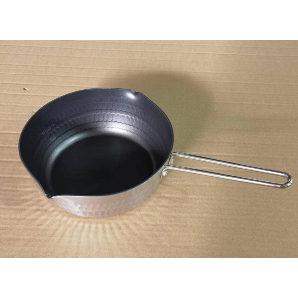 IH Compatible Teflon Aluminium Yukihira Pan, 430 Base 201 SS Handle Multi-Purpose Pot, Cooking Baking Tools Kitchen Accessories Bulk