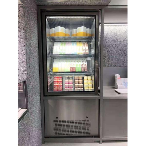 Upright Freezer Showcase - 18 degree to -22 degree Ventilation Cooling LED Light