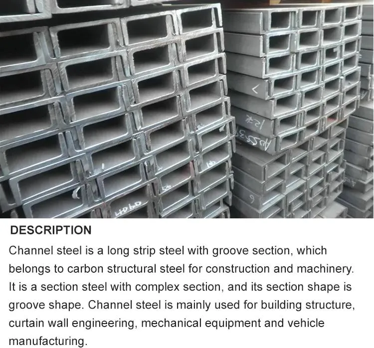 Astm A36 Structural Steel U-Shaped Channel Steel For Heavy Duty Buildings Industrial Frames And Infrastructure Support Systems