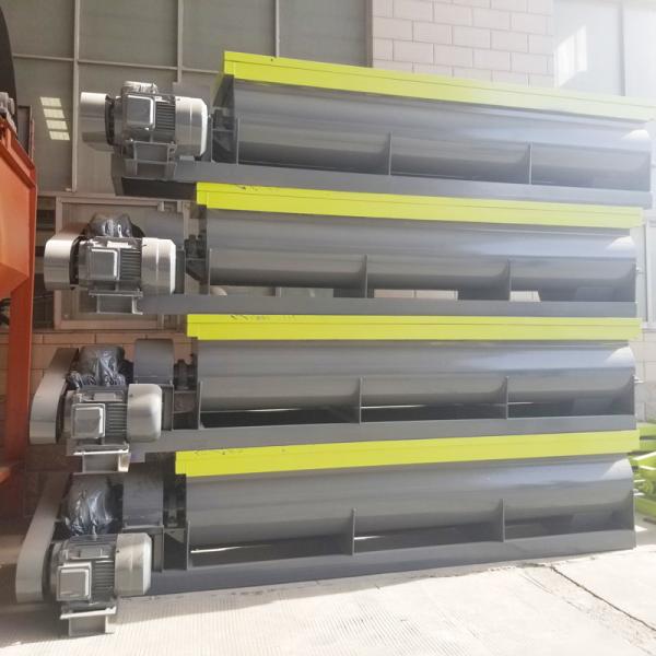 Horizontal Double Shaft Mixer Machine 18.5 KW Fertilizer Powder Mixer