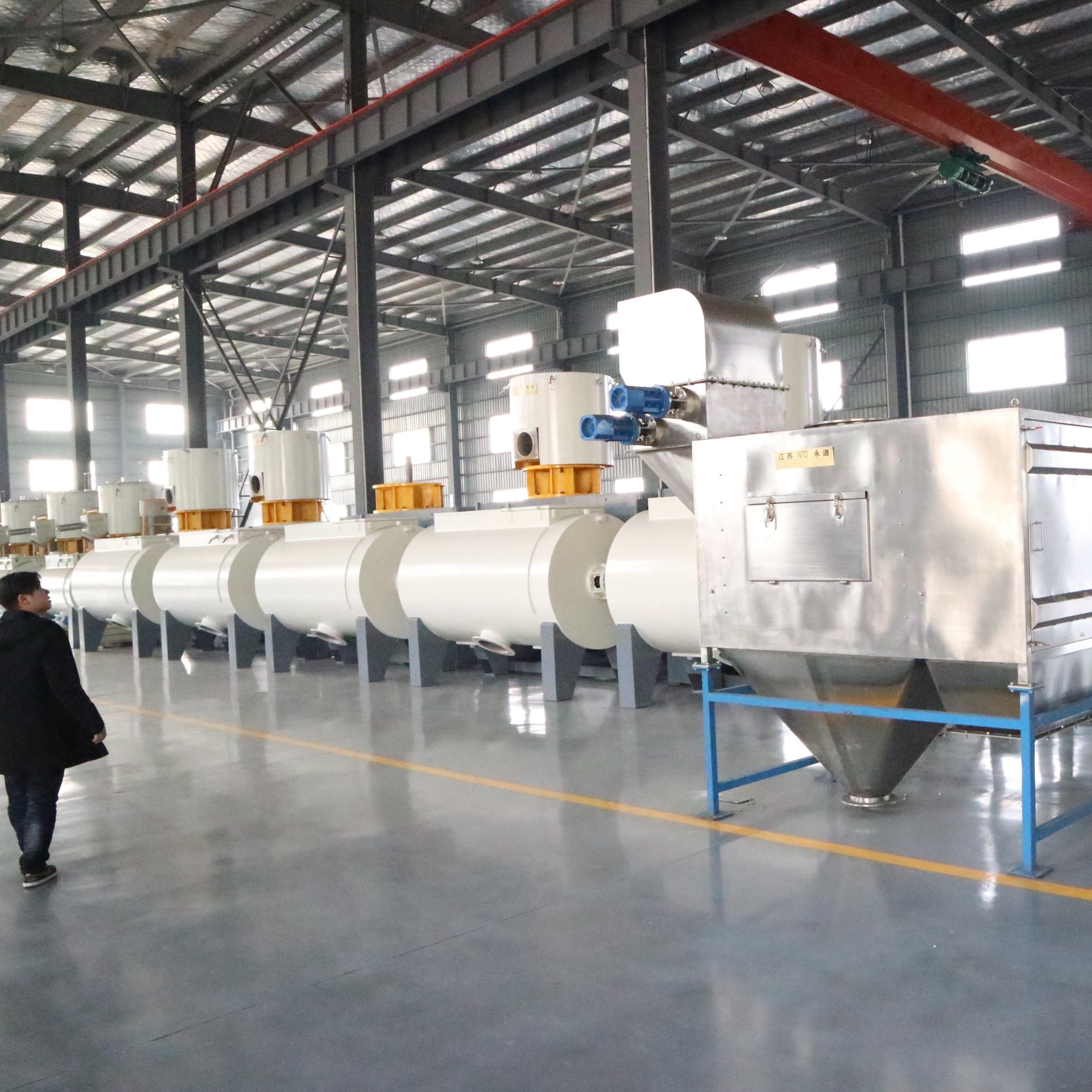 High Capacity Horizontal PVC Mixer Machine SRL-W1500/6000 For SPC Flooring Production / Plastic Compound Preparation