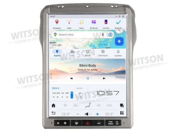 12.1 pantalla Tesla Vertical Android pantalla para Ford F250 F350 2013-2014 Multimedia de automóviles Stereo GPS Carplay Player