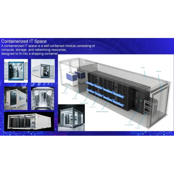 Container Data Center Benefits of Prefabricated Data Centers