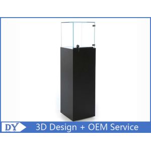 Черное деревянное стекло свободно стоящие ювелирные экранные чехлы Закрытая зона хранения