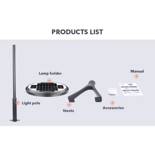 Ultra Bright Solar Garden Path Lights IP65 Waterproof for Garden Lawn Walkway