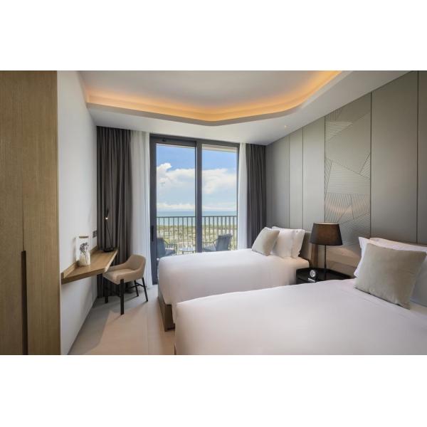 Гостиница квартиры для долгосрочной оставаясь одиночной облицовки дуба квартиры обшивает панелями комнату Bedroom+Living