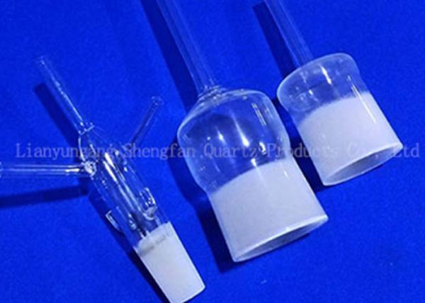 U transparente Bent Silica Quartz Glass Tube para o teste de aço da temperatura da água