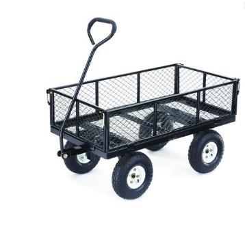 Heavy Duty Foldable Garden Trolley rust resistant With Iron Platform
