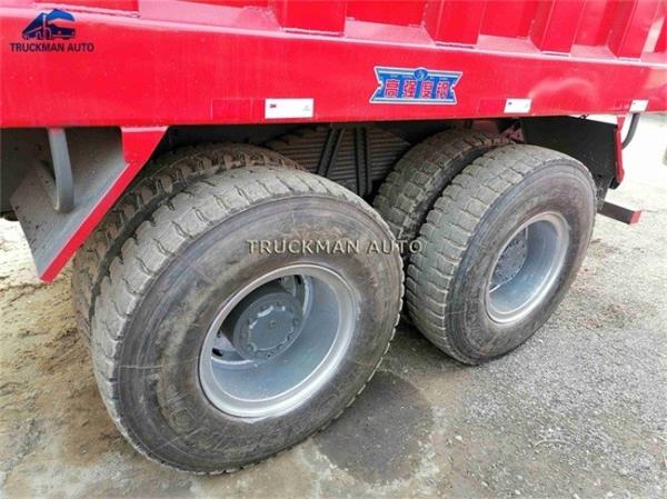 White 6x4 Used Howo Dump Truck 18 Cbm Cargobox For  Construction Mining Transport