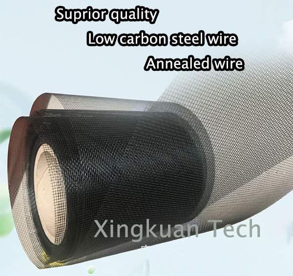 Black Epoxy Coating Long Lifetime Supporting Wire Mesh Screen Fabric Filter Element Use
