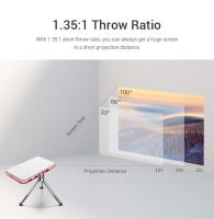 Projecteur de poche Android pour les voyages mobiles en plein air