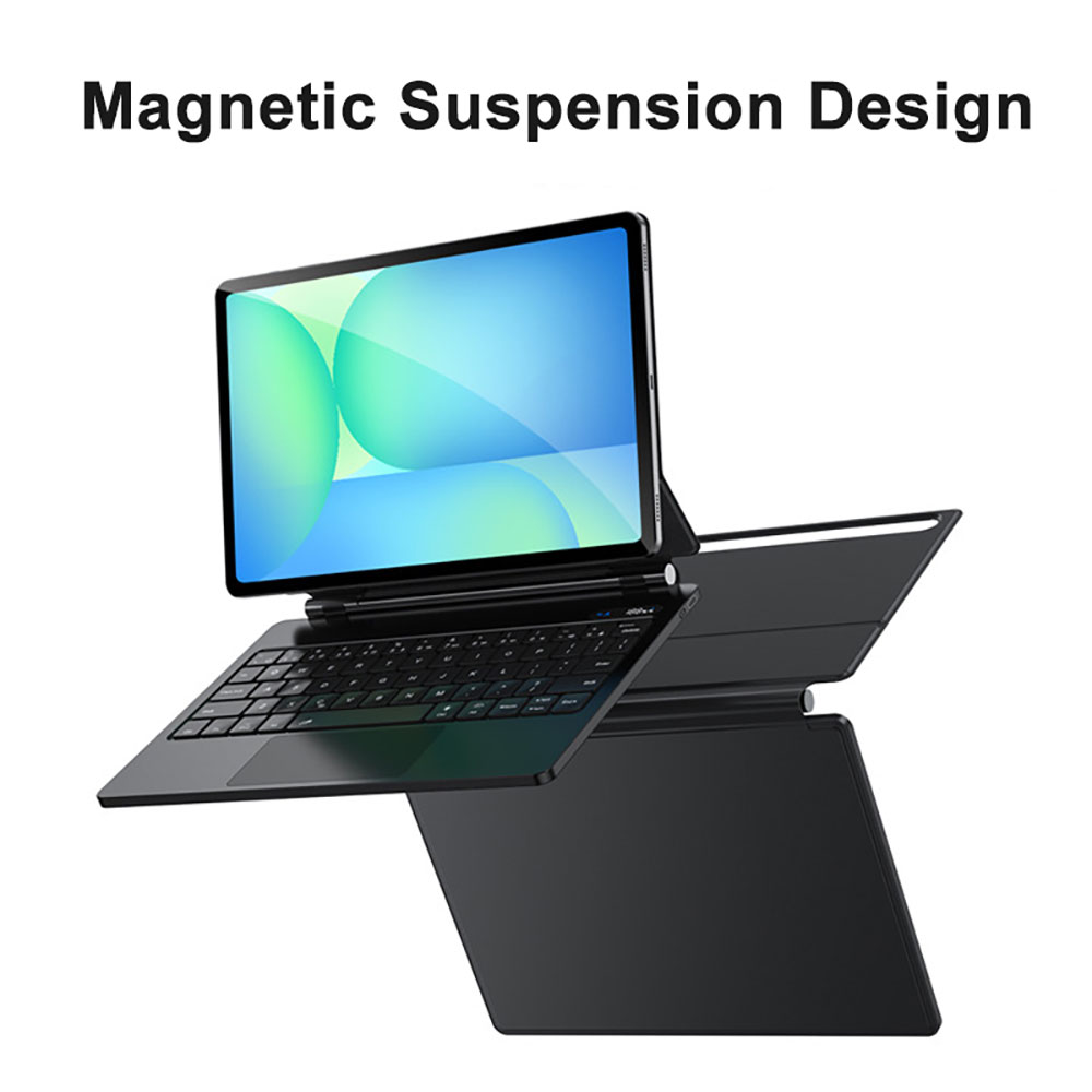 Laudtec Wholesale Secure Magnetic Keyboard Case RGB Floating Stand for Samsung Tab S8/S9/S10/S11 Lite 11inch OEM Custom Layout