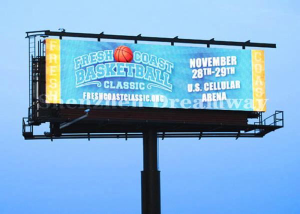 Double Sided Outdoor LED Screen Advertising Billboards P10 RGB High Brightness