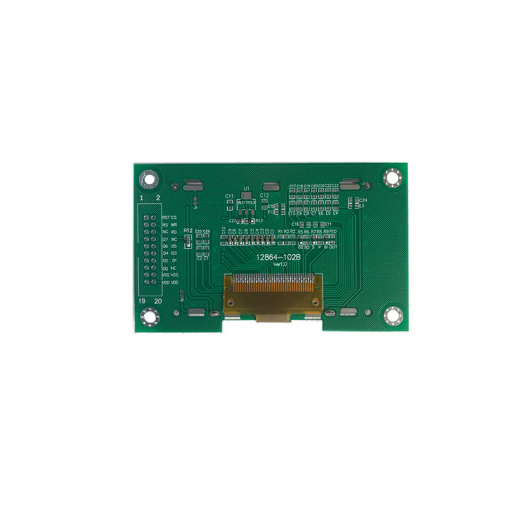 3-дюймовый матричный LCD-модуль STN/FSTN, 128X64 DOTS, управляющий IC ST7565P, 4-проводной интерфейс SPI