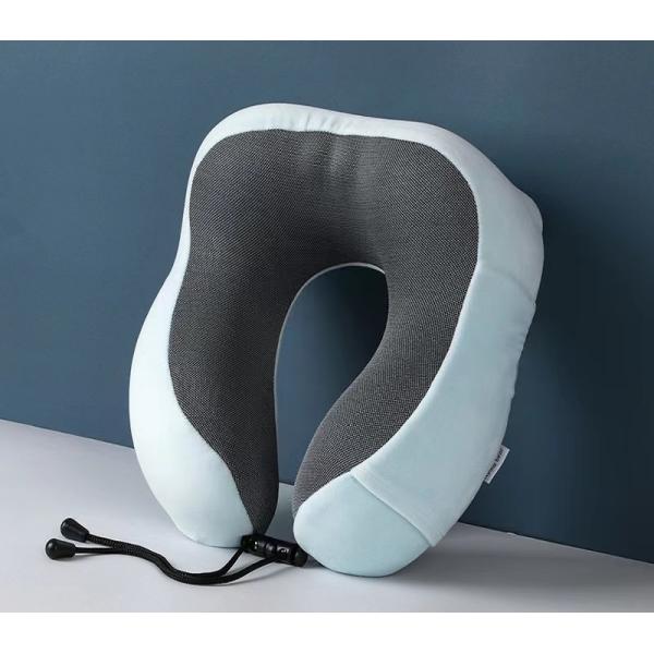 U-shaped Memory Foam Travel Pillow Slow Reboundable and Foldable for Neck Pain Relief
