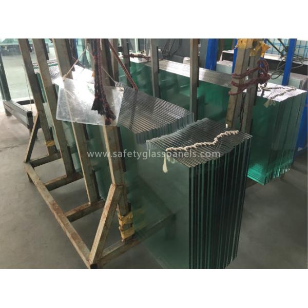 6.38mm - 40.3mm CE and ISO9001 Curtain Wall Tempered Laminated Glass For Home