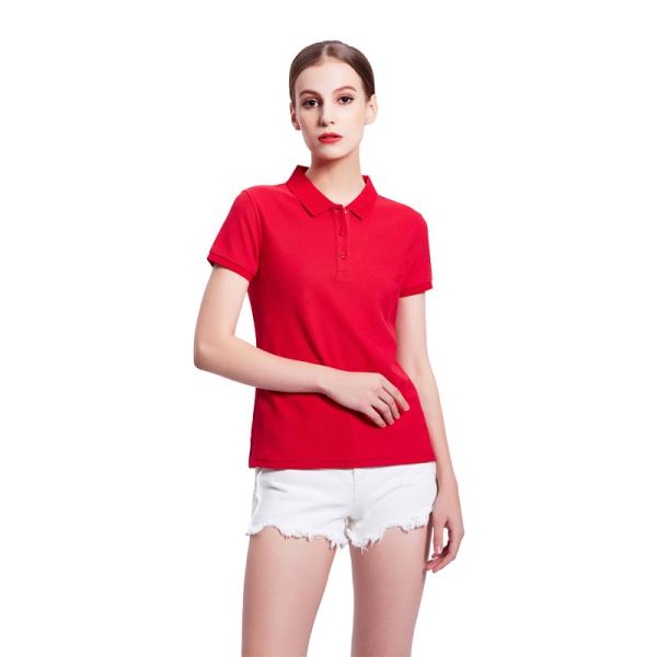 Женщины людей 100% полиэстер Flyita изготовленные на заказ прикрывают футболку поло с подгонянным логотипом