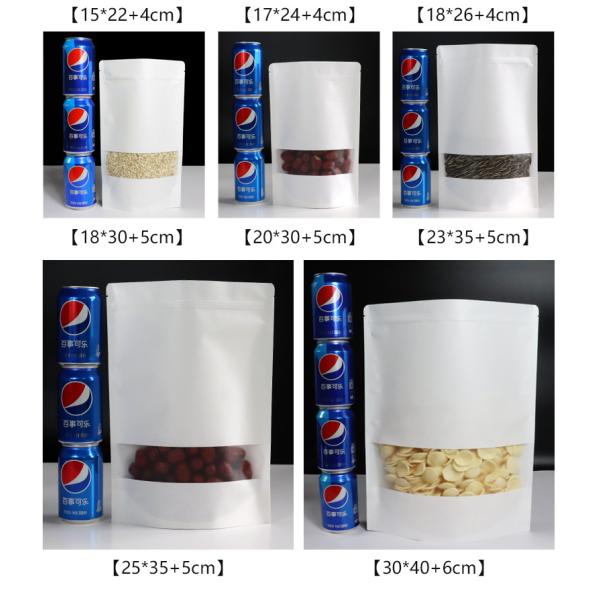 50-200микрон Толщина стойкий мешок Kraft Paper Bags для упаковки чайных пакетов