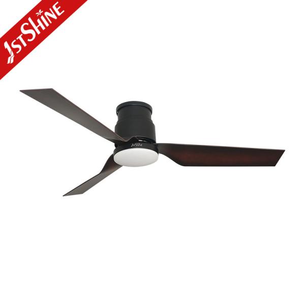 5 Velocidade de escolha de lâminas de plástico LED ventilador de teto com montagem de fluxo de luz e perfil baixo