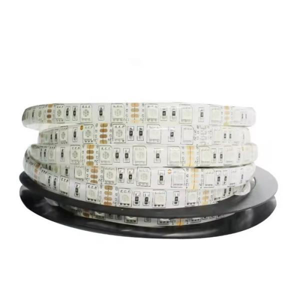 LED 5050 カラフル ディムダブル 60 LED/M Rgb 柔軟なストライプライト 防水 Ip65