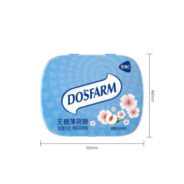 Do's Farm Metal Tin Packed Sugar Free Mint Candy For Keeping Awake