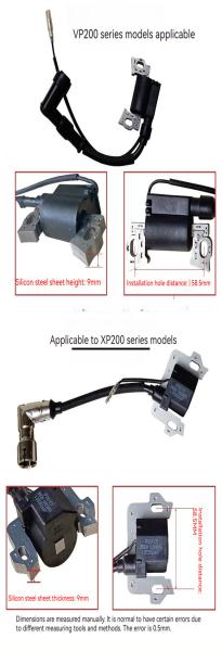 Tiller Generator Ignition Coil Loncin Zongshen VP200 XP200 NH130 150 Gasoline Parts