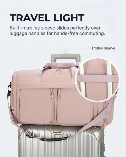 35L Large Capacity Sports Carrying Bag with Dry Wet Isolated Design and Shoes Compartment
