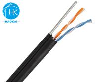 Outdoor 2 Pair Lan Cable UTP CAT5E Com Messenger 4pr 24awg