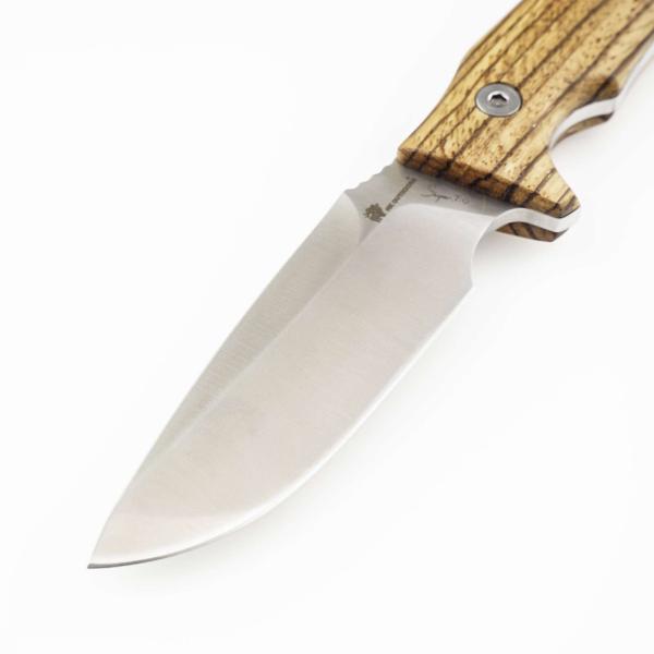 4mm High Carbon Steel Machete Wood Handle Jungle Law Survival Knife 9in