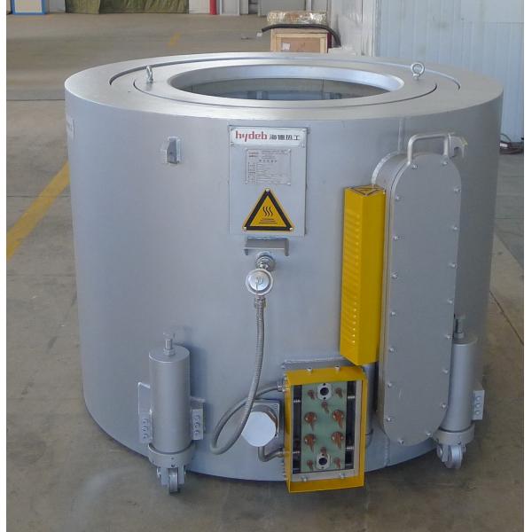 900KG Silver Aluminum Crucible Furnace