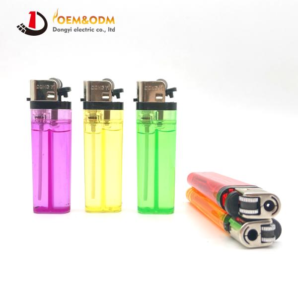 Dongyi 2025 OEM 80mm Disposable Flint Lighters Cigar Smoking Electric Custom Logo Gas Cigarette Lighter