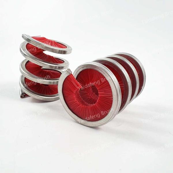 Cepillo espiral interior flexible de PP para limpieza de cadenas o cuerdas de escalada