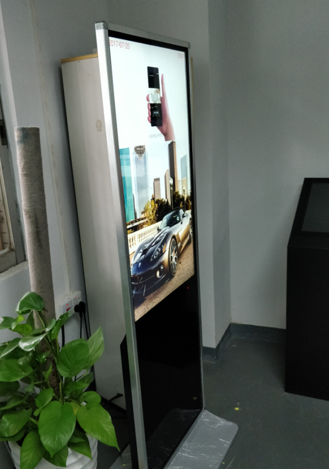 фактор контрастности 4000:1 машины Signage LCD цифров 16:9 55-inch вертикальные и дисплей объявлений карты Wi-Fi SD