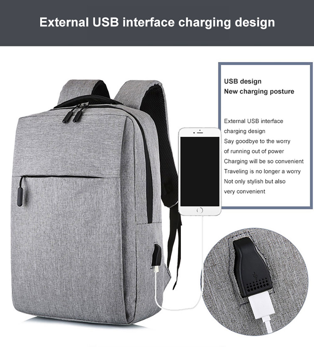 For Laudtec Wholesale Unisex Large Capacity Business Laptop Backpack DNB111 USB Charging Shockproof Handbag Soft Simple Design Wholesale OEM/ODM/Private Label