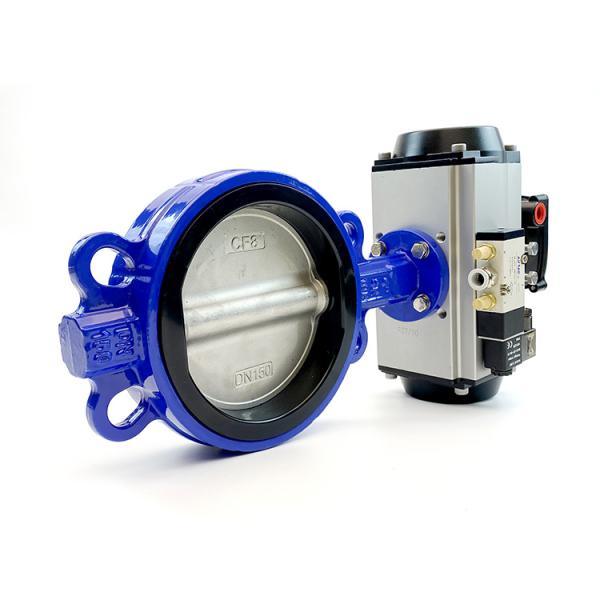 Sealing Water Butterfly Valve DN150 With Pneumatic Actuators