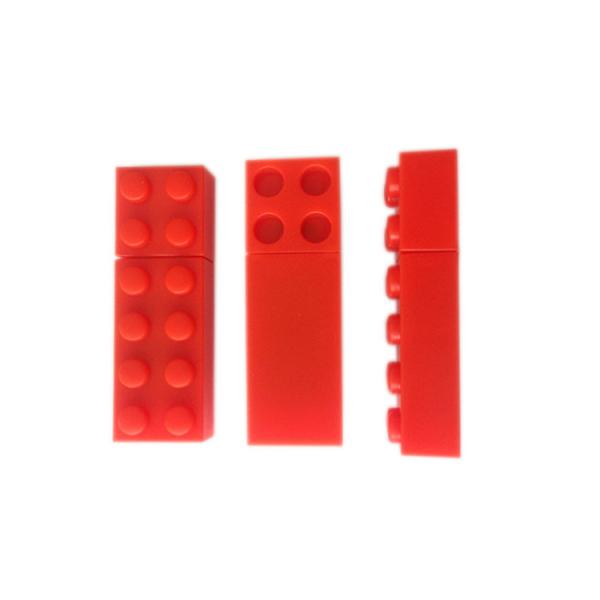 High Memory Capacities Smart Usb Stick , Building Block Shaped  Flash Memory Stick