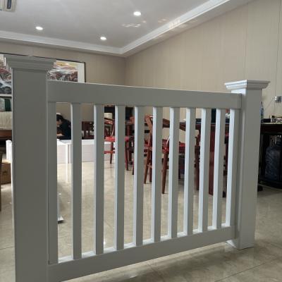 Sectional White Vinyl Pool Fencing Tool Weather Resistant Plastic Pool Fence